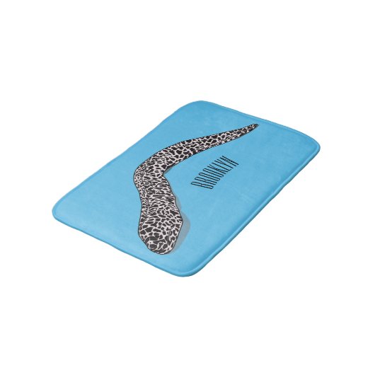 Schets van de cartoon van gepotte moray badmat (Gekanteld)