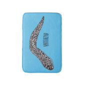 Schets van de cartoon van gepotte moray badmat (Voorkant Verticaal)