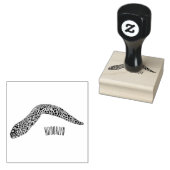 Schets van de cartoon van gepotte moray rubberstempel (Gestempeld)