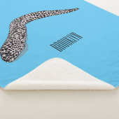 Schets van de cartoon van gepotte moray sherpa deken (3/4)