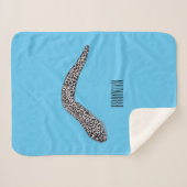 Schets van de cartoon van gepotte moray sherpa deken (Voorkant (horizontaal))