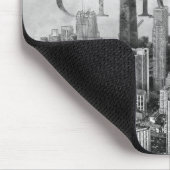 Schets van de Chicago Skyline Muismat (Hoek)