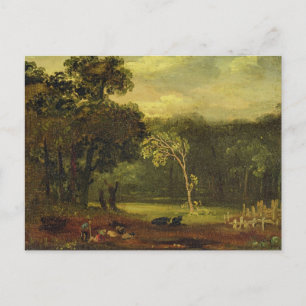 Schets van de Natuur in Sion Park, 1819 (olie op d Briefkaart