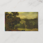 Schets van de Natuur in Sion Park, 1819 (olie op d Visitekaartje (Achterkant)