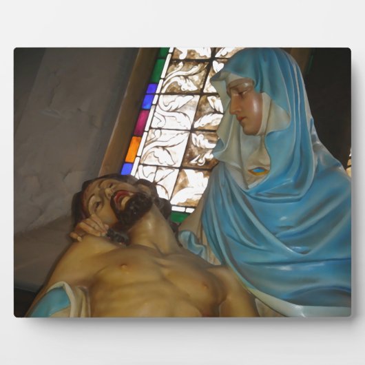 Schets van de Pieta Fotoplaat (Voorkant)