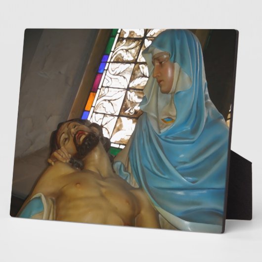 Schets van de Pieta Fotoplaat (Zijkant)