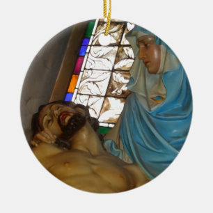 Schets van de Pieta Keramisch Ornament