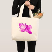 Schets van de schelp van de inkeping - schoppen va grote tote bag (Voorkant (product))