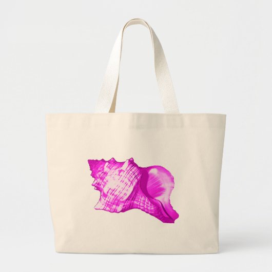 Schets van de schelp van de inkeping - schoppen va grote tote bag (Voorkant)