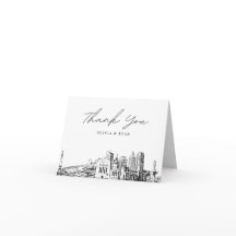 Schets van de skyline van Indianapolis blanco beda