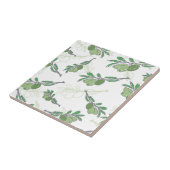 schets van de takken van de olijfboom tegeltje (Zijkant)