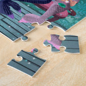 Schets van de Tea Party van Mermaids Legpuzzel (Zijkant)