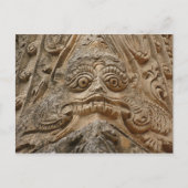 Schets van de tempel briefkaart (Voorkant)