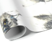 Schets van de zwarte kat cadeaupapier (Rol Hoek)