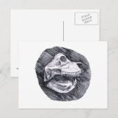 Schets van denkbeeldige dieren briefkaart (Voorkant / Achterkant)