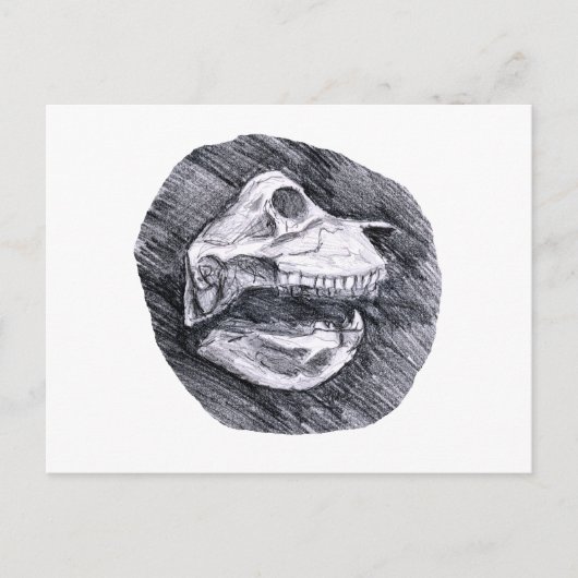 Schets van denkbeeldige dieren briefkaart (Voorkant)