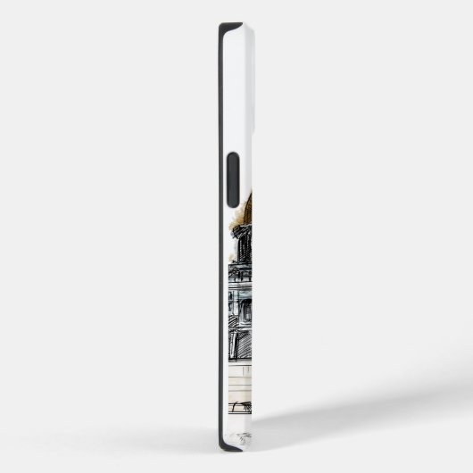 Schets van Dome of the Rock - Palestina Case-Mate iPhone Case (Achterkant / Rechts)