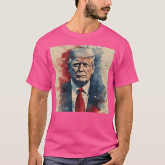 Schets van Donald Trump T-shirt