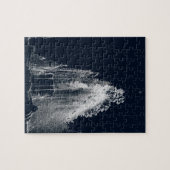 schets van een blauwe nacht legpuzzel (Horizontaal)