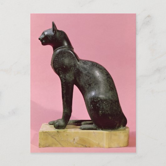 Schets van een kat, late periode briefkaart (Voorkant)