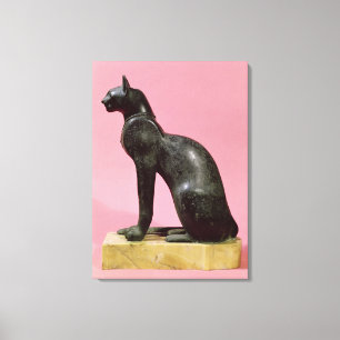 Schets van een kat, late periode canvas afdruk