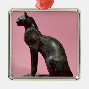 Schets van een kat, late periode metalen ornament