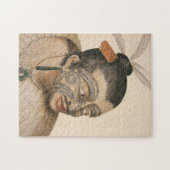 Schets van een Maori-Man, c. 1769 Legpuzzel (Horizontaal)