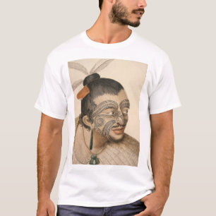 Schets van een Maori-Man, c. 1769 T-shirt