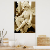 Schets van een onbeleefd Poster voor boeken lezen (Keuken)