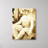 Schets van een onfeilbaar boek lezen canvas afdruk (Voorkant)