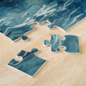 Schets van een oud zeilschip met zeekaart legpuzzel (Zijkant)