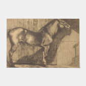 Schets van een Pony (door Paul-Albert Besnard) Deurmat (Voorkant)