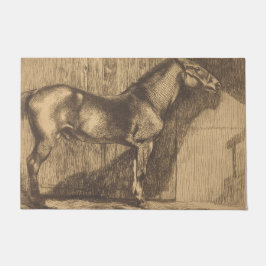 Schets van een Pony (door Paul-Albert Besnard) Deurmat