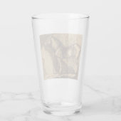 Schets van een pony (door Paul-Albert Besnard) Glas (Achterkant)