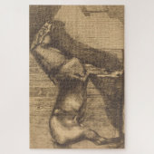 Schets van een pony (door Paul-Albert Besnard) Legpuzzel (Verticaal)