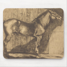 Schets van een Pony (door Paul-Albert Besnard) Muismat