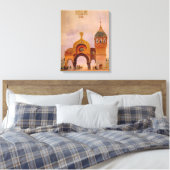 Schets van een poort in Kiev Canvas Afdruk (Insitu (Slaapkamer))