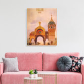 Schets van een poort in Kiev Canvas Afdruk (Insitu (Woonkamer))