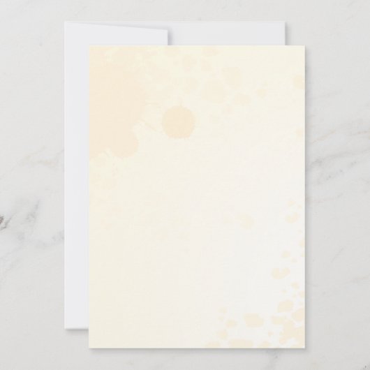 Schets van een roos kaart (Achterkant)