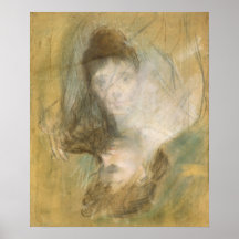 Schets van een vrouw - Jean-Louis Forain Fine Art