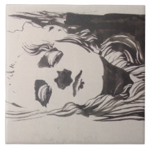 Schets van een vrouw uit "Ver Sacrum" (Moser)