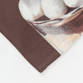 schets van heerlijke mooie desserts en pastr fleece deken (Hoek)