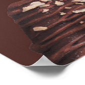 schets van heerlijke mooie desserts en pastr poster (Hoek)