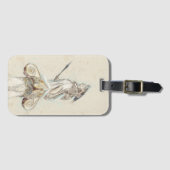 Schets van het beeld van Athena Bagagelabel (Voorkant (horizontaal))