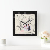 Schets van het eerste Jubileum van vogels en blade Vierkante Klok (Huis)