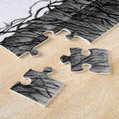 Schets van het kasteel Kunst Puzzle Legpuzzel (Zijkant)