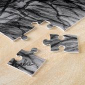 Schets van het kasteel Kunst Puzzle Legpuzzel (Zijkant)