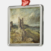 Schets van het kasteel van Hadleigh (recto) (olie  Metalen Ornament (Links)