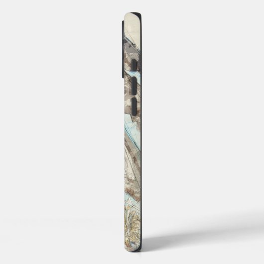 Schets van het standbeeld van Athena iPhone Case - (Achterkant / Links)