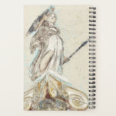 Schets van het standbeeld van Athena Planner - Oud (Achterkant)